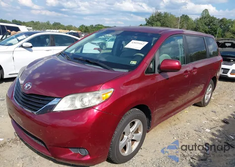 2012 Toyota Sienna Le 8 Passenger из США, поврежденный, VIN 5TDKA3DC7CS013776